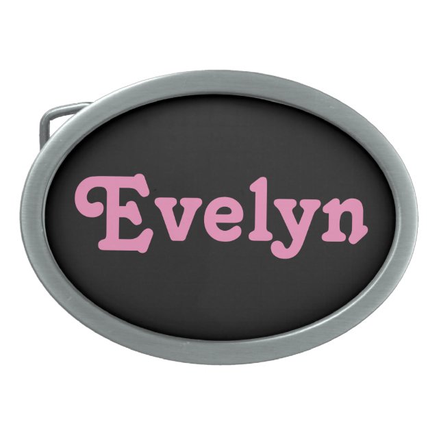 Belt Buckle Evelyn (Front)