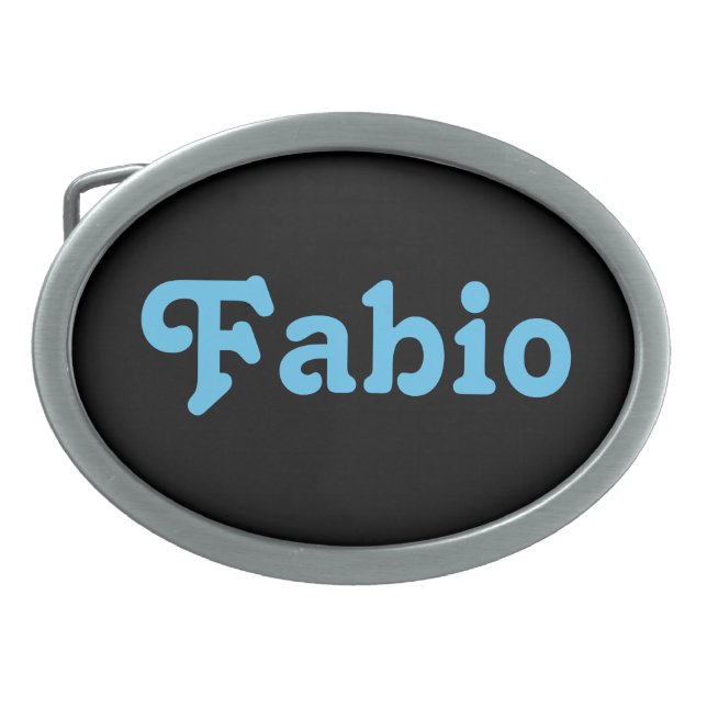 Belt Buckle Fabio (Front)