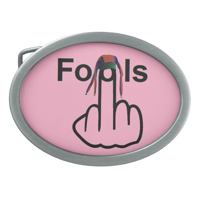 Belt Buckle Fools Flip (Front)