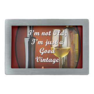 Belt Buckle for Baby Boomer Wine Lovers