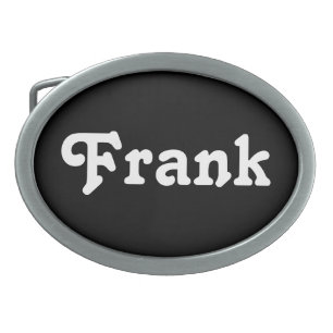 Belt Buckle Frank