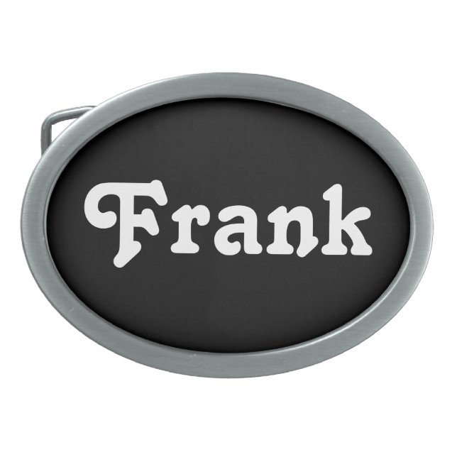 Belt Buckle Frank (Front)