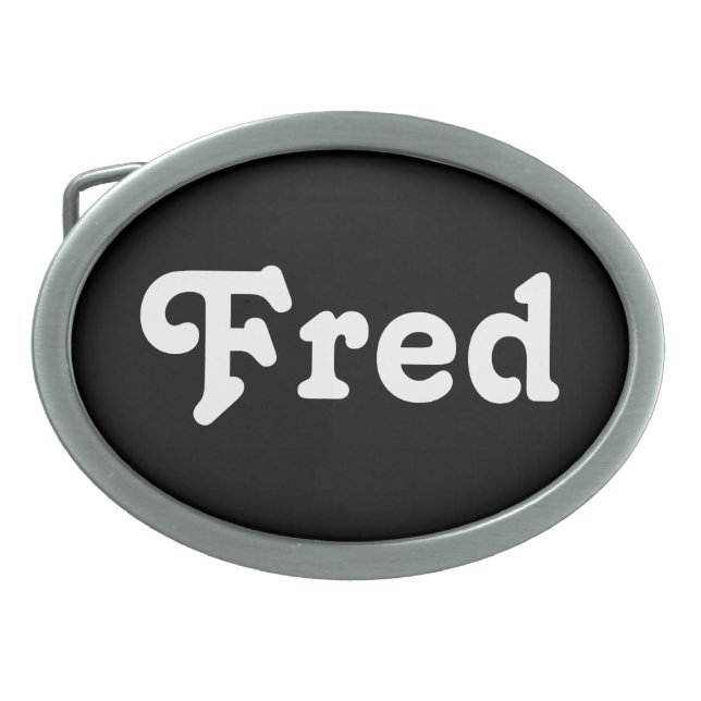 Belt Buckle Fred (Front)