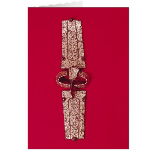 Belt buckle, from the cemetery cards (Front)