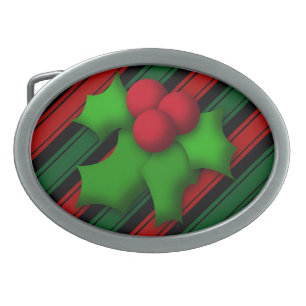 Mistletoe Belt Buckles Zazzle