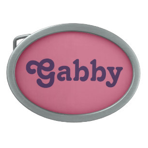 Belt Buckle Gabby