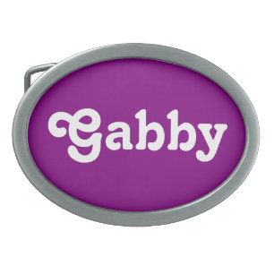 Belt Buckle Gabby