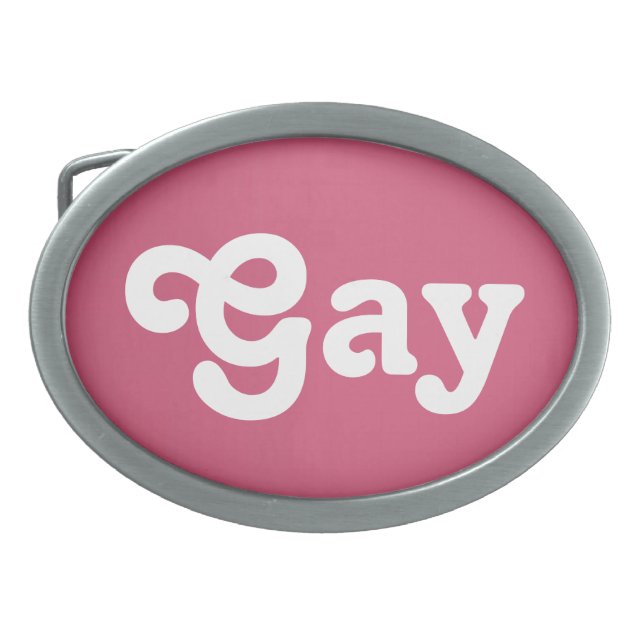 Belt Buckle Gay (Front)