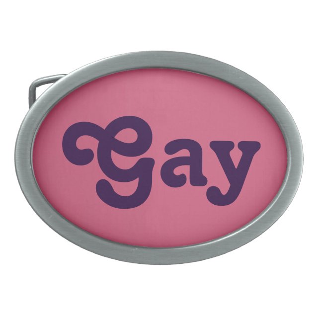 Belt Buckle Gay (Front)
