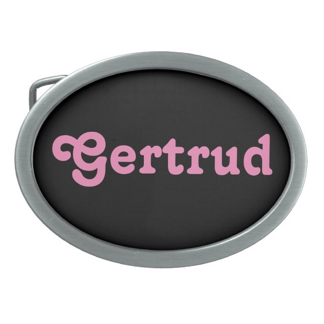 Belt Buckle Gertrud (Front)