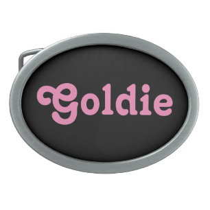 Belt Buckle Goldie