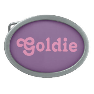 Belt Buckle Goldie