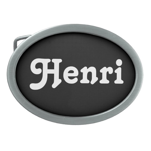 Belt Buckle Henri (Front)