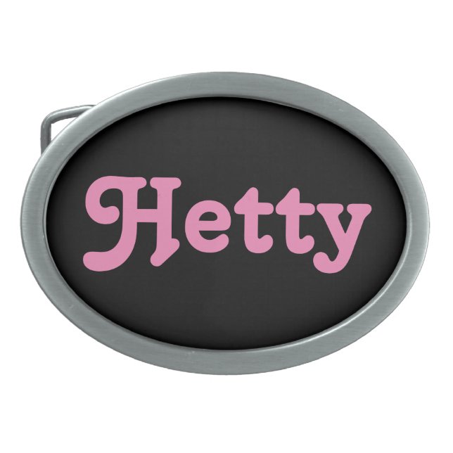 Belt Buckle Hetty (Front)
