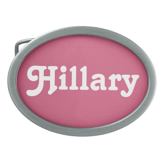 Belt Buckle Hillary (Front)