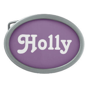 Belt Buckle Holly