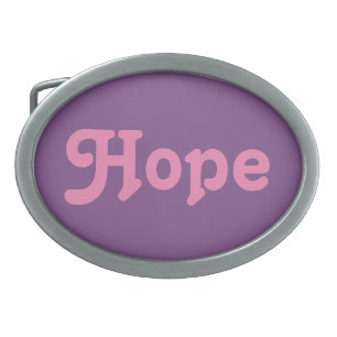 Belt Buckle Hope