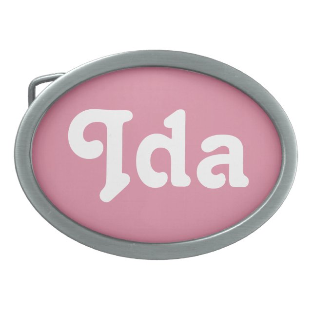 Belt Buckle Ida (Front)