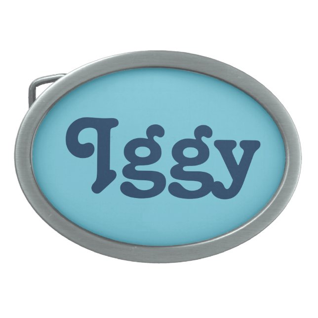 Belt Buckle Iggy (Front)