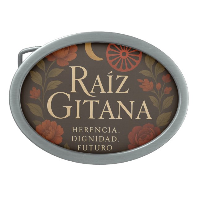 Belt buckle "Inheritance, Dignity and Future" (Front)