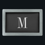 Belt Buckle - Initial<br><div class="desc">Belt Buckle with Initial. Choose your own colors if needed.</div>