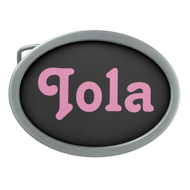 Belt Buckle Iola (Front)