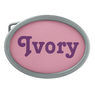 Belt Buckle Ivory