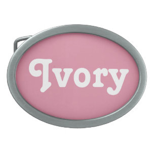 Belt Buckle Ivory