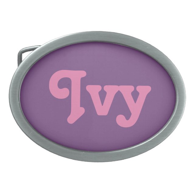 Belt Buckle Ivy (Front)