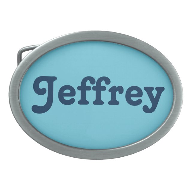 Belt Buckle Jeffrey (Front)
