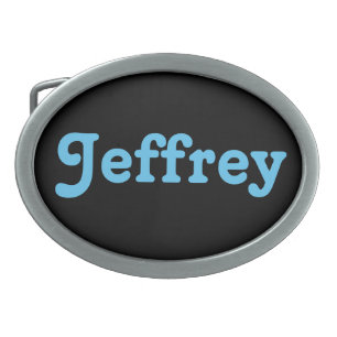 Belt Buckle Jeffrey