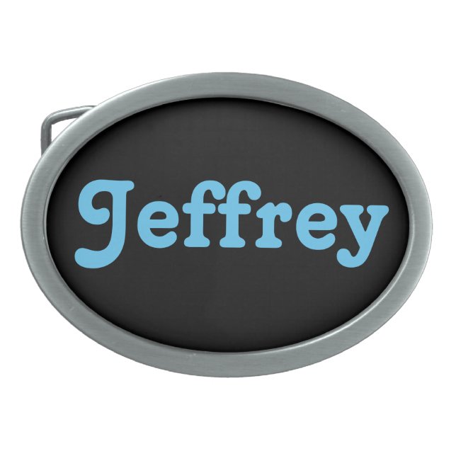 Belt Buckle Jeffrey (Front)
