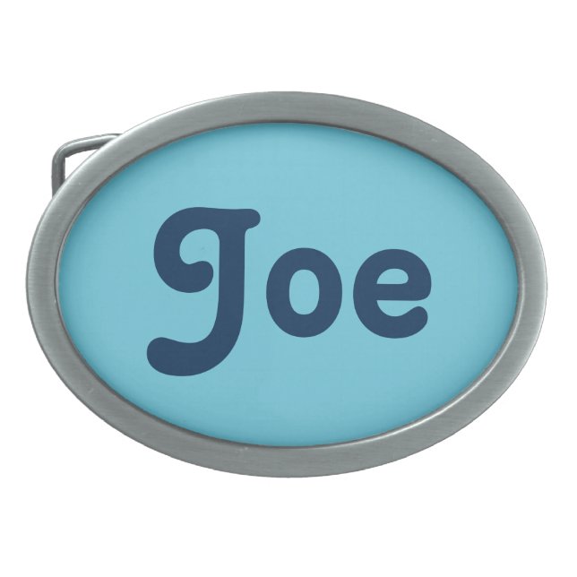 Belt Buckle Joe (Front)