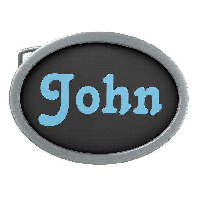 Belt Buckle John (Front)