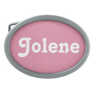 Belt Buckle Jolene