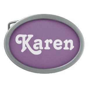 Belt Buckle Karen