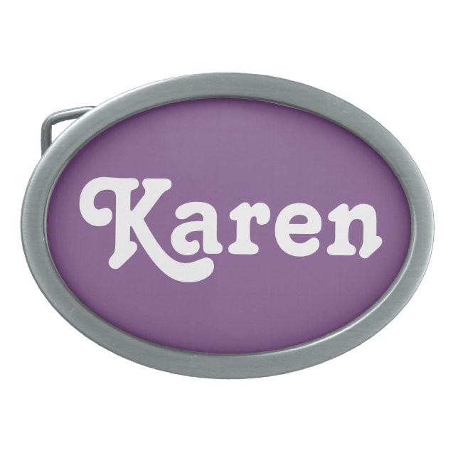 Belt Buckle Karen (Front)