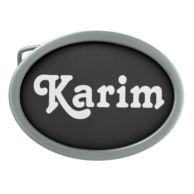 Belt Buckle Karim (Front)