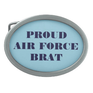 Belt Buckle Proud Air Force Brat