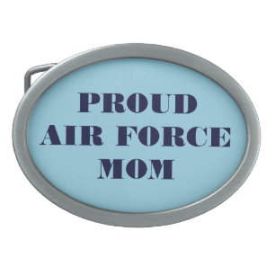 Belt Buckle Proud Air Force Mom