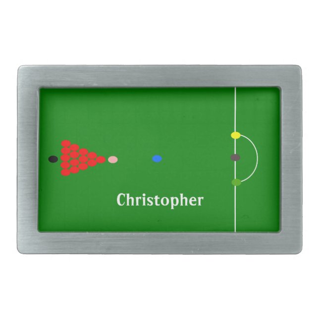 Belt Buckle Snooker Design (Front)