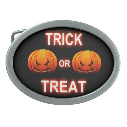 Belt Buckle Trick Or Treat Pumpkins