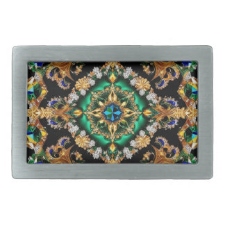 Belt Buckle with Brazilian Colors Design