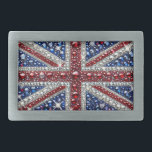 Belt Buckle with British Colors Design<br><div class="desc">Showcase your style and British pride with our exclusive belt buckle featuring British colors and a modern precious stones glittering Union Jack design! Crafted with meticulous attention to detail, this belt buckle is more than just a functional accessory—it’s a statement piece that celebrates British heritage with elegance. The dazzling Union...</div>