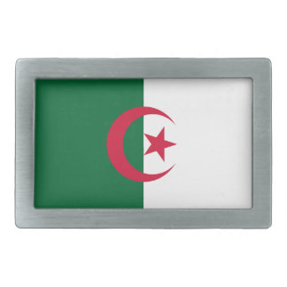 Belt Buckle with Flag of Algeria