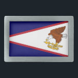 Belt Buckle with Flag of American Samoa<br><div class="desc">Add a touch of American Samoan pride to your outfit with our belt buckle featuring the flag of American Samoa! This eye-catching belt buckle prominently displays the vibrant colors and distinctive symbols of the American Samoan flag, making it a bold fashion statement and a celebration of cultural heritage. The flag’s...</div>