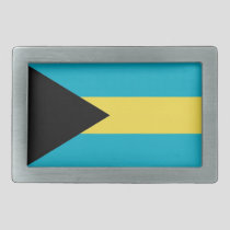 Belt Buckle with Flag of Bahamas