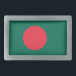 Belt Buckle with Flag of Bangladesh<br><div class="desc">Add a bold statement of national pride to your wardrobe with our Belt Buckle featuring the flag of Bangladesh! Designed to stand out, this patriotic belt buckle showcases the vibrant green and red of the Bangladeshi flag in a clean, striking layout. Whether you’re dressing up for a cultural event, looking...</div>
