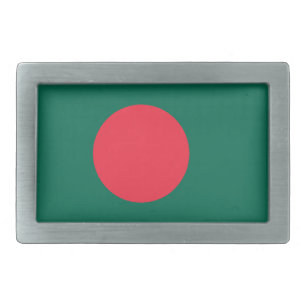 Belt Buckle with Flag of Bangladesh
