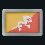 Belt Buckle with Flag of Bhutan<br><div class="desc">Add a touch of Bhutanese pride to your wardrobe with our exclusive belt buckle featuring the flag of Bhutan! Crafted with meticulous attention to detail, this belt buckle is more than just a functional accessory; it’s a celebration of Bhutan's heritage and cultural pride. The vibrant design prominently displays the iconic...</div>